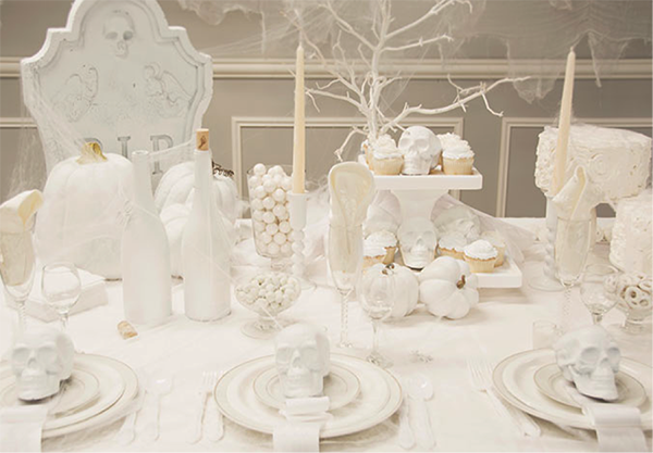 Ghostly White Halloween Party