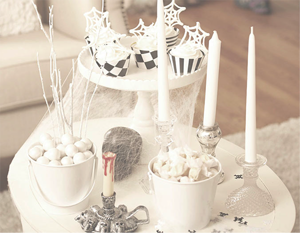 Ghostly White Halloween Party