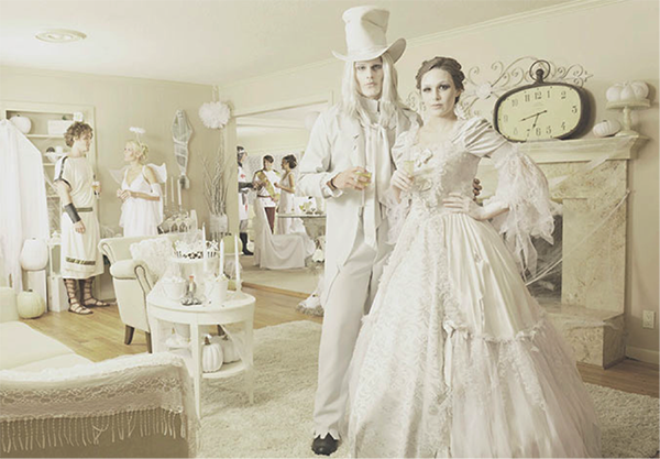 Ghostly White Halloween Party